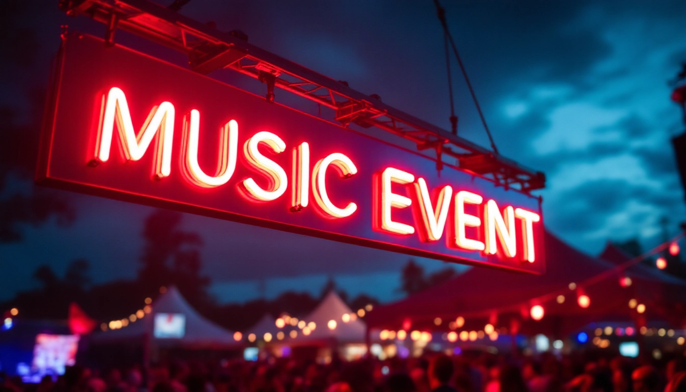 LED Neon sign for Event