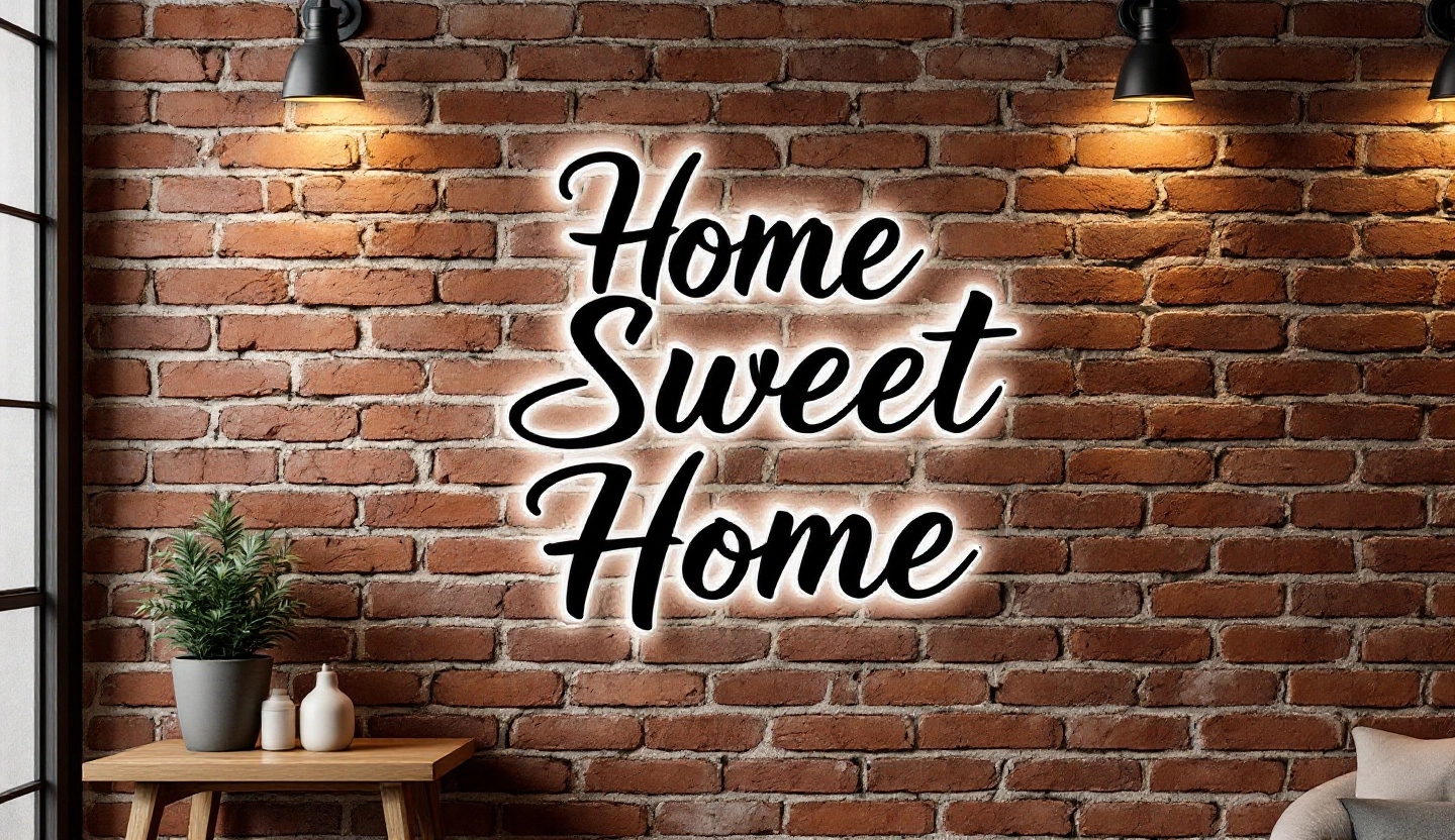 Acrylic Channel Letter sign for Home Decor