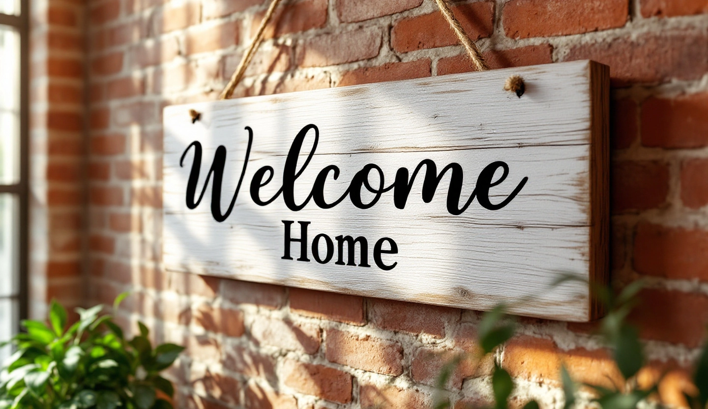 Wood sign for Home Decor
