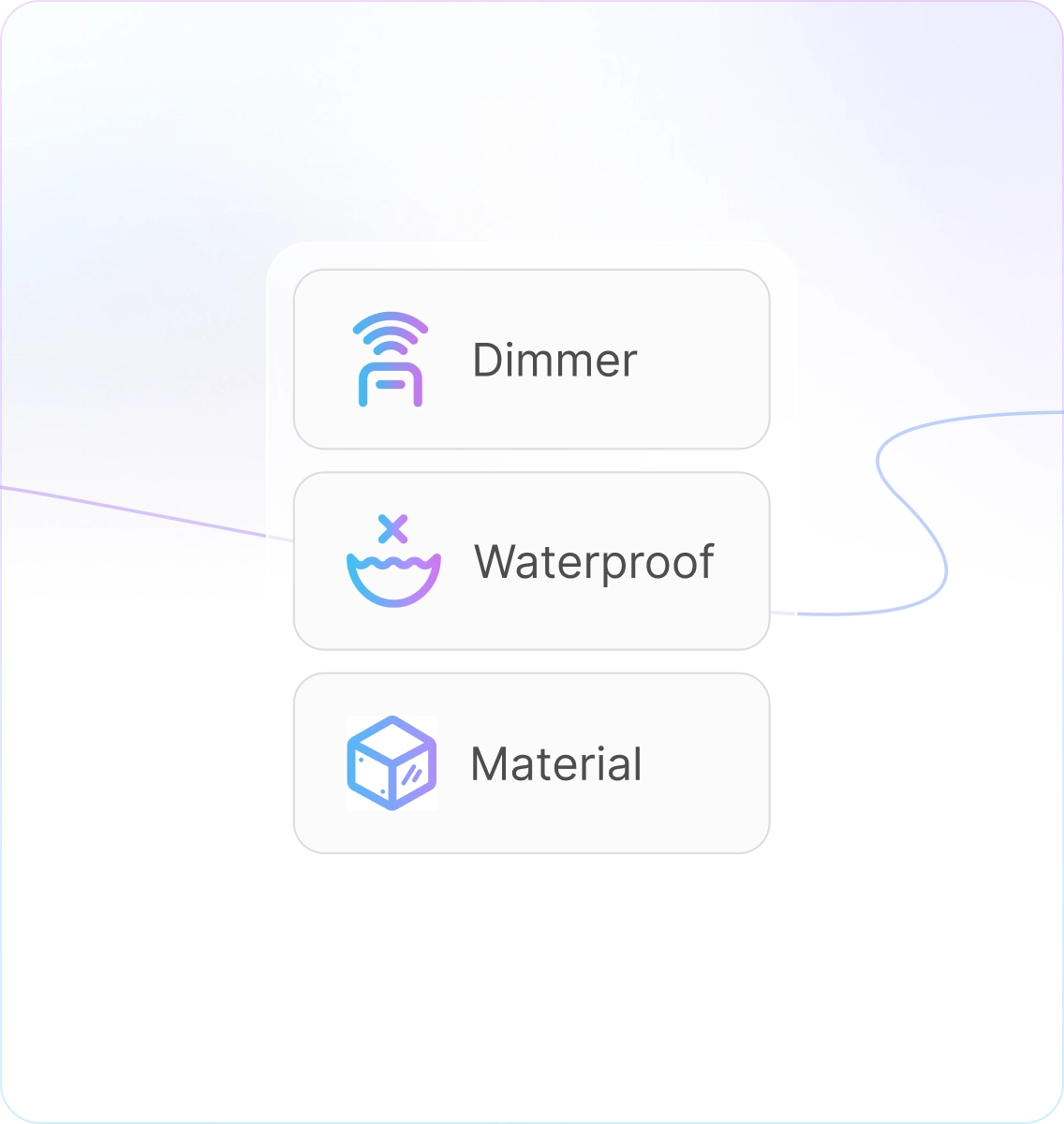 Sign Customiser neon sign additional options for dimmer, waterproof and material