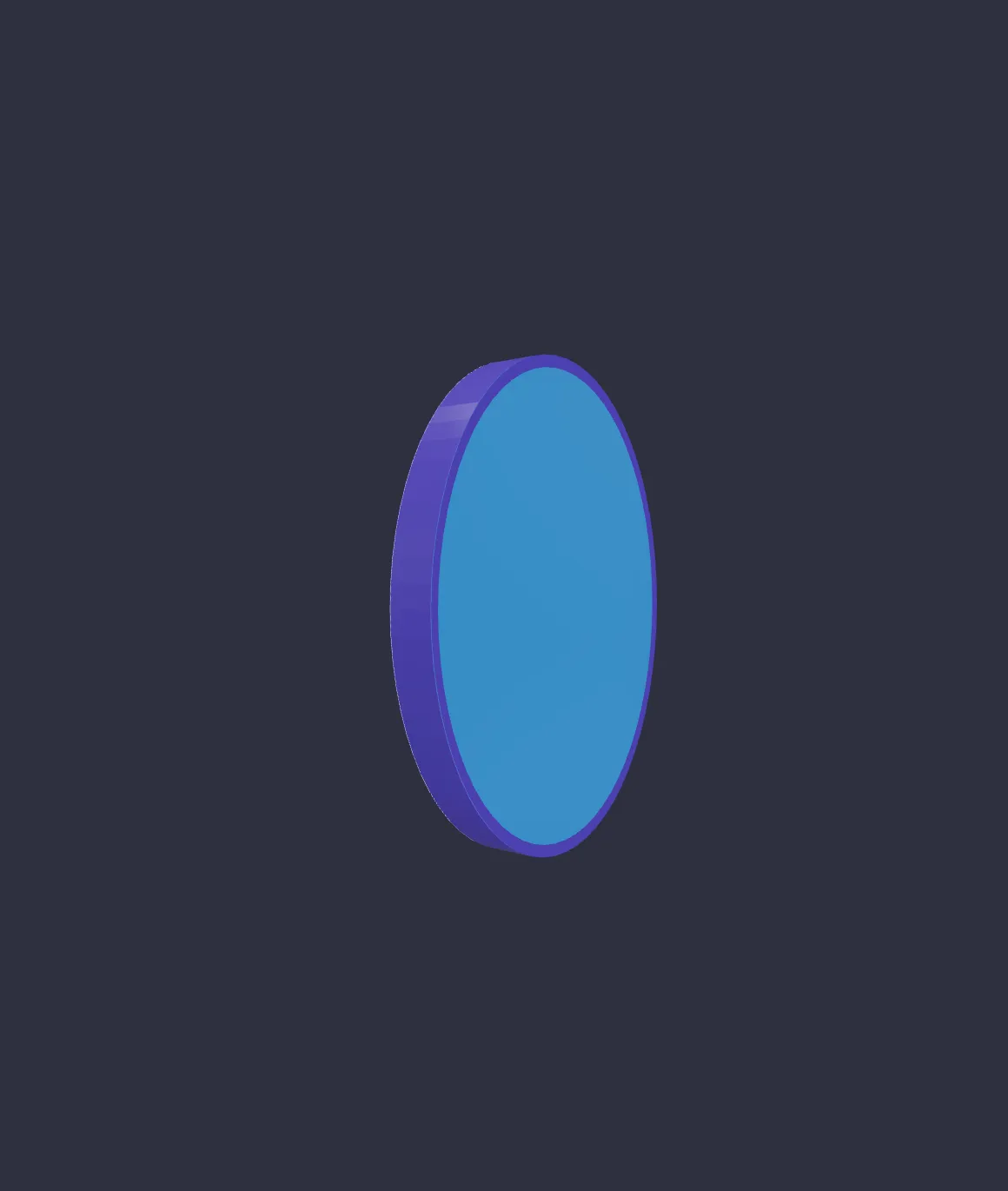 Oval lightbox