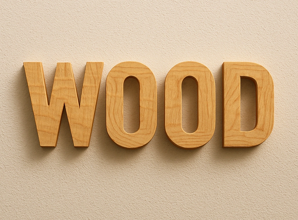 Wood Signs made with Sign Customiser