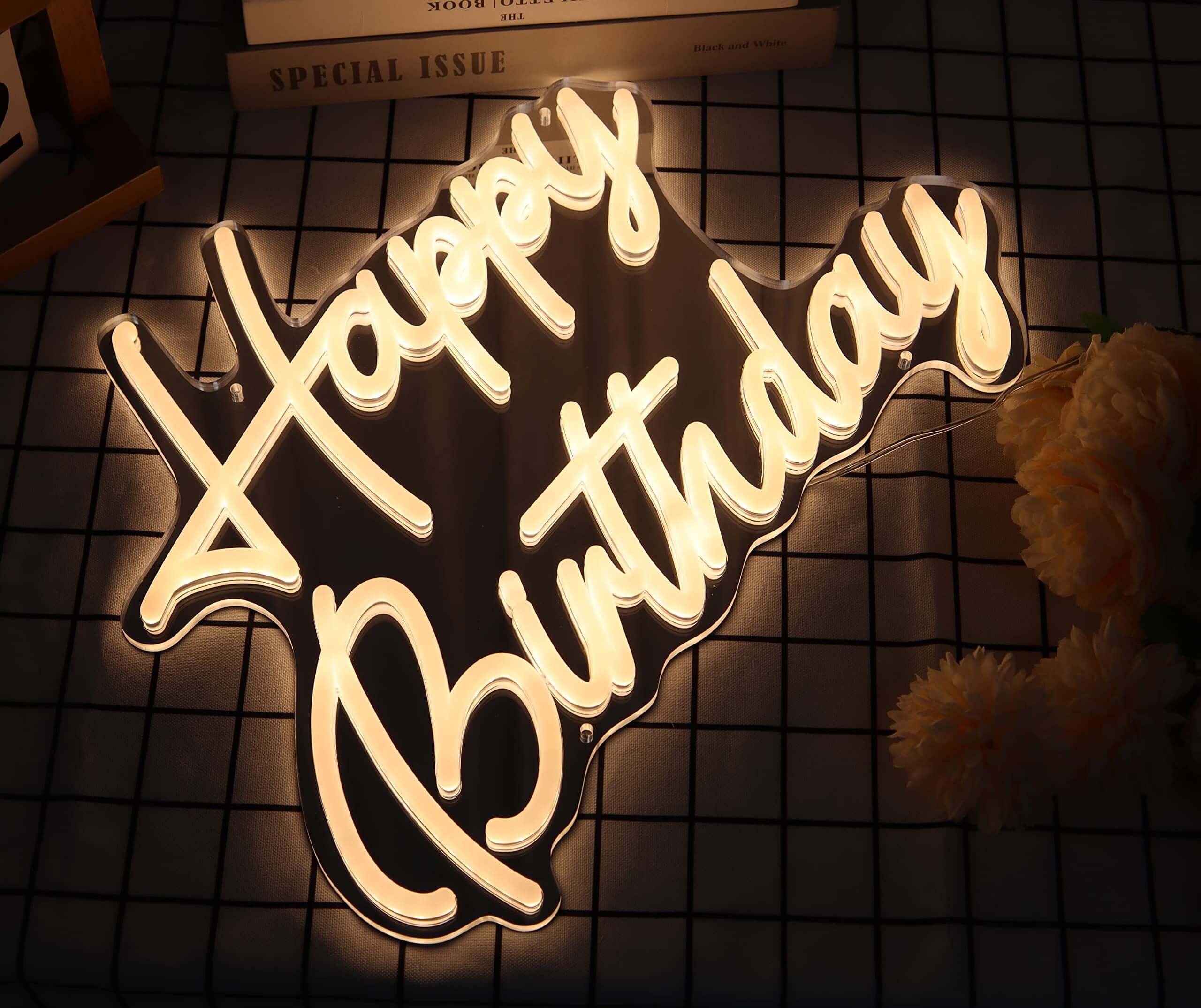 Black neon signs for special occasions and events Black neon signs for special occasions and events