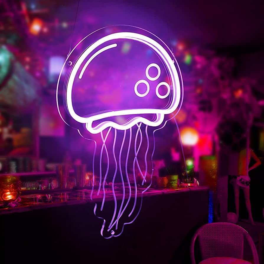Creative designs and shapes for purple neon signs Creative designs and shapes for purple neon signs